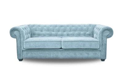 Furniture Stop - Regal 2 Seater Sofa Bed In Chesterfield Design