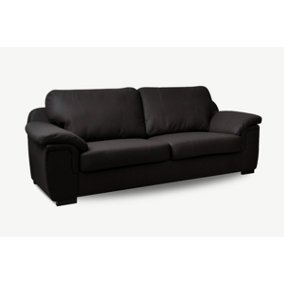 Furniture Stop - Rotary 3 Seater Leather Sofa