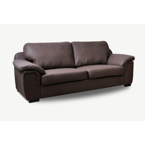 Furniture Stop - Rotary 3 Seater Leather Sofa
