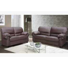 Furniture Stop - Saga 3 Seater Coventry Leather Sofa