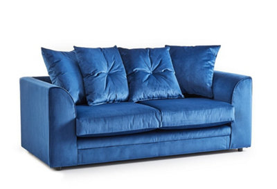 Furniture Stop Sashay 3 Seater Velvet Sofa DIY at B&Q