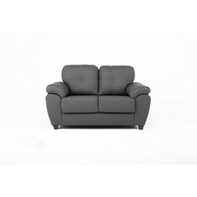 Furniture Stop - Solaro Range 2 Seater Leather Sofa