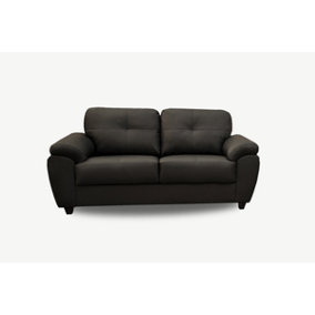 Furniture Stop - Solaro Range 3 Seater Leather Sofa