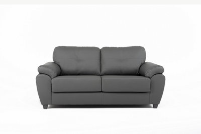 Furniture Stop - Solaro Range 3 Seater Leather Sofa