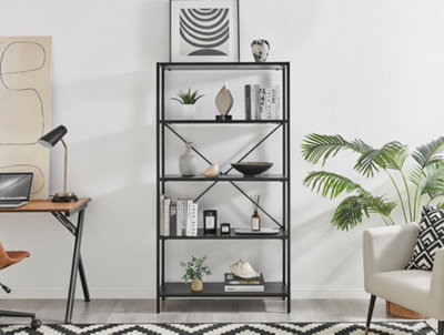 Black box store shelving unit