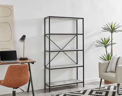 Black box store shelving unit