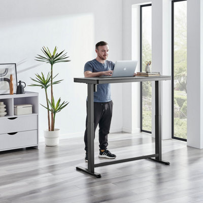 Black electric deals standing desk