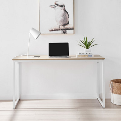 140cm white deals desk