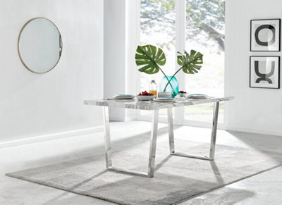 Marble dining deals table 160cm