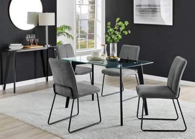 Malmo medium back chair dark grey new arrivals