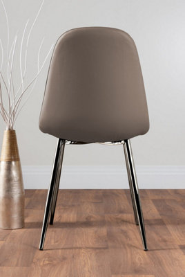 Furniturebox Seattle Scandi Inspired Glass and Black Metal Leg Square Dining Table & 4 Mustard Calla Velvet Black Leg Chairs