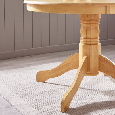Furniturebox UK Bude Oak Effect Wooden Dining Table