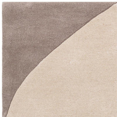 Furniturebox UK Jenson Grey Pebble Shapes Rug 160x230