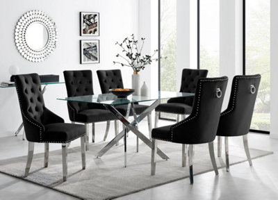 Dining table 2024 and knockerback chairs