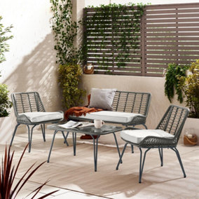 Grey garden chairs outlet b&q