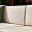 Furniturebox UK Orlando 10 Seat Modular Outdoor Garden Sofa - Natural PE Rattan Garden Sofa with Cushions - Garden Coffee Table