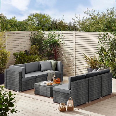 Rattan corner sofa discount b&q