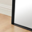 Furniturebox UK Ottilie Large Full Length Black Arch Wall Mirror