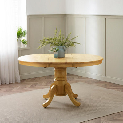 Furniturebox UK Padstow Oak Effect 4-6 Seater Extending Dining Table