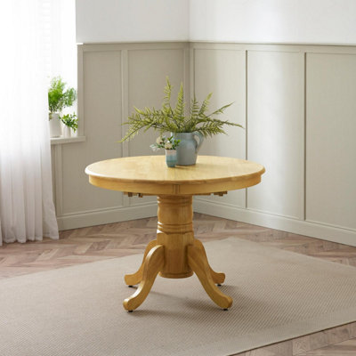 Furniturebox UK Padstow Oak Effect 4-6 Seater Extending Dining Table