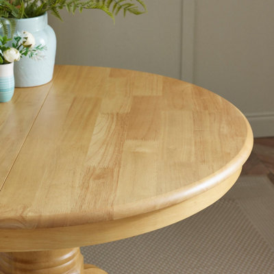 Furniturebox UK Padstow Oak Effect 4-6 Seater Extending Dining Table