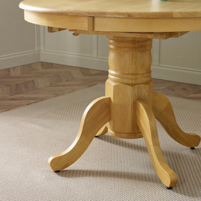 Furniturebox UK Padstow Oak Effect 4-6 Seater Extending Dining Table