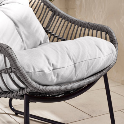 Large wicker store outdoor chair