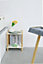 FurnitureHMD 2 Tier Household Shelf,Organiser Shelves,Storage Shelf with Birch Round Legs and MDF Shelving Unit for Bedroom,
