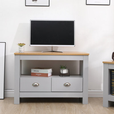 Television stand with deals drawers