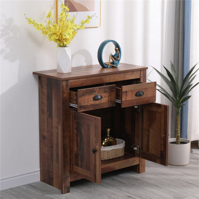 Rustic side online cabinet