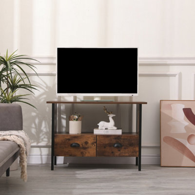 Vintage metal 2024 tv stand