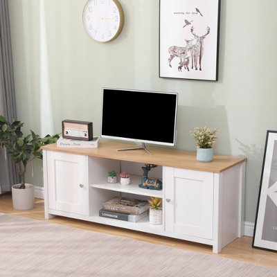 Large tv deals cabinet with storage