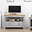 FurnitureHMD Living Room 3 Piece Set Storage Side Table Lamp Table Sliding Top Coffee Table Tea Table Corner TV Stand