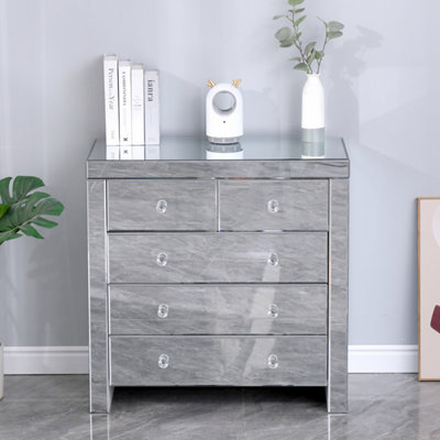 Mirrored chest of drawers b&m hotsell