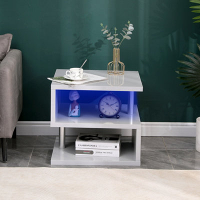 S shaped deals side table