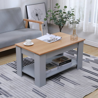 Grey on sale storage table