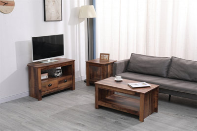 End table with hotsell storage and lamp