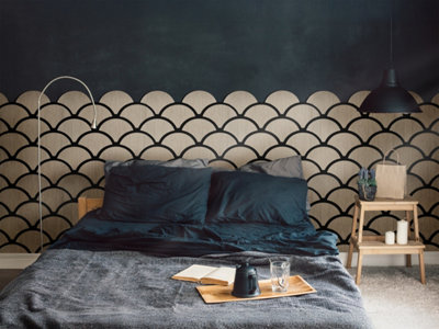 Fuse Acoustic Wooden Shell Wall Panel in Grey Oak