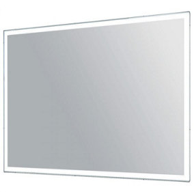 Fusion LED Illuminated Bathroom Mirror with Demister, (H)550mm (W)750mm