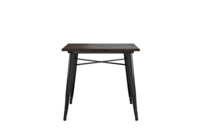 Fusion Square Dining Table in Black