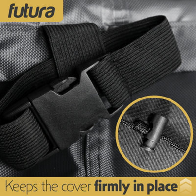 Futura 420D Patio Cover Rectangular 150x90x75cm Weatherproof Outdoor Garden Furniture Cover