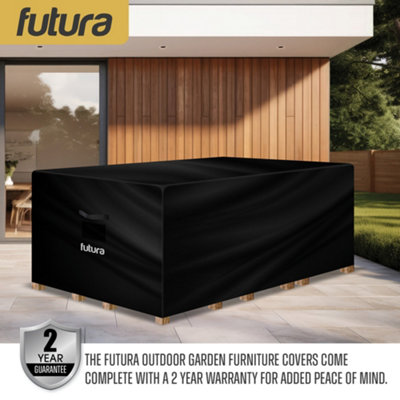 Futura 420D Patio Cover Rectangular 150x90x75cm Weatherproof Outdoor Garden Furniture Cover