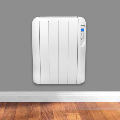 Futura Electric 1000W Radiator Panel Heater Wall Mounted Advanced Timer Digital Thermostat