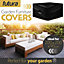 Futura Weatherproof Outdoor Covers Garden Furniture Cover Rip Resistant Fabric - Square 200x200x90cm