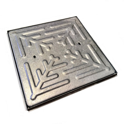 Future Build Supplies Ltd Solid Top Steel Galvanised Manhole Cover ...
