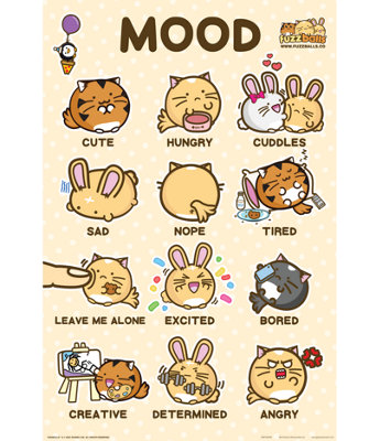Fuzzballs Mood 61 x 91.5cm Maxi Poster