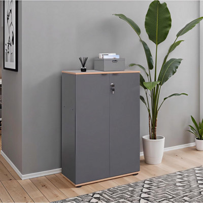 fwstyle-2-door-lockable-office-storage-cabinet-anthracite-grey