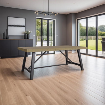FWStyle 2M Dining Table Solid Pine Modern Design
