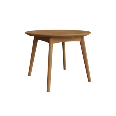 FWStyle Round Coffee Table Solid Natural Ash