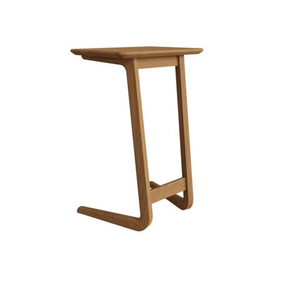 FWStyle Snack Sofa Table Solid Natural Ash